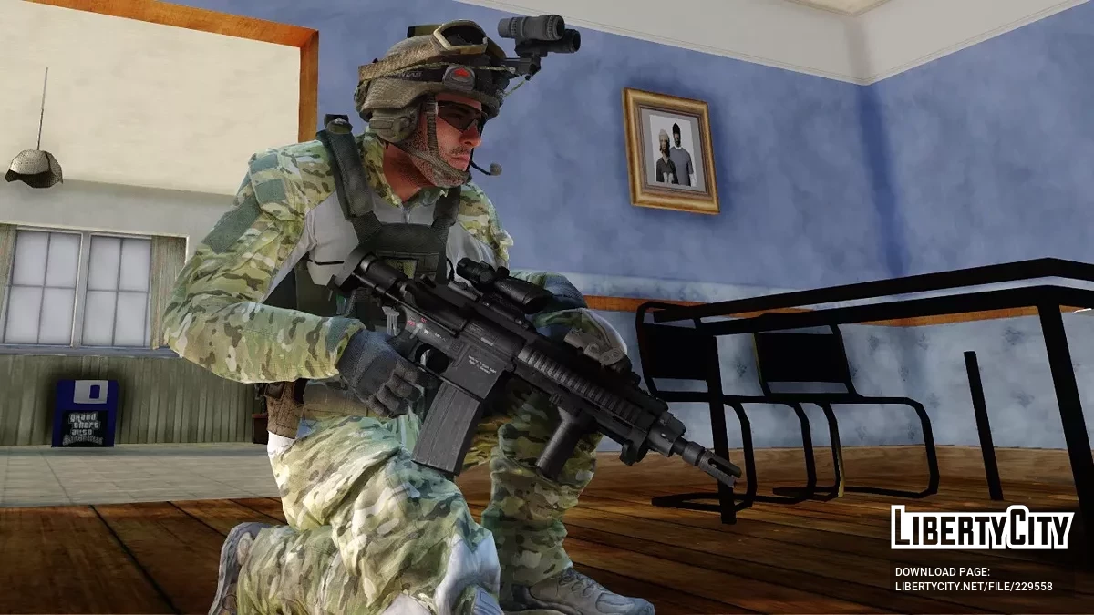 Германська гвинтівка HK 416C / GTA San Andreas