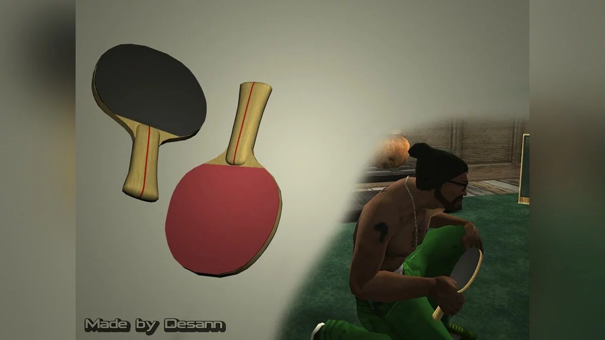 Table tennis racket / GTA San Andreas