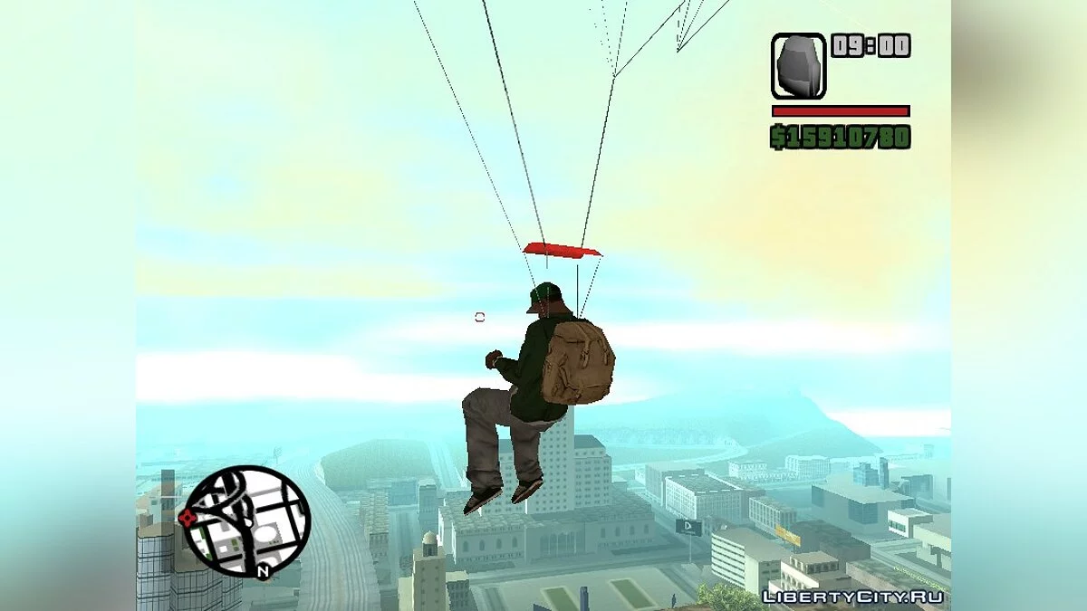Mochilas de luchador SAS del juego hidden and dangerous 2 / GTA San Andreas