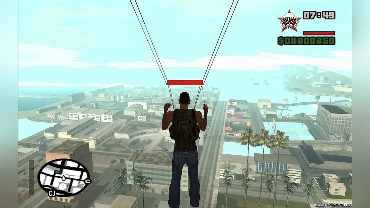 Paraquedas do CR DEMO / GTA San Andreas