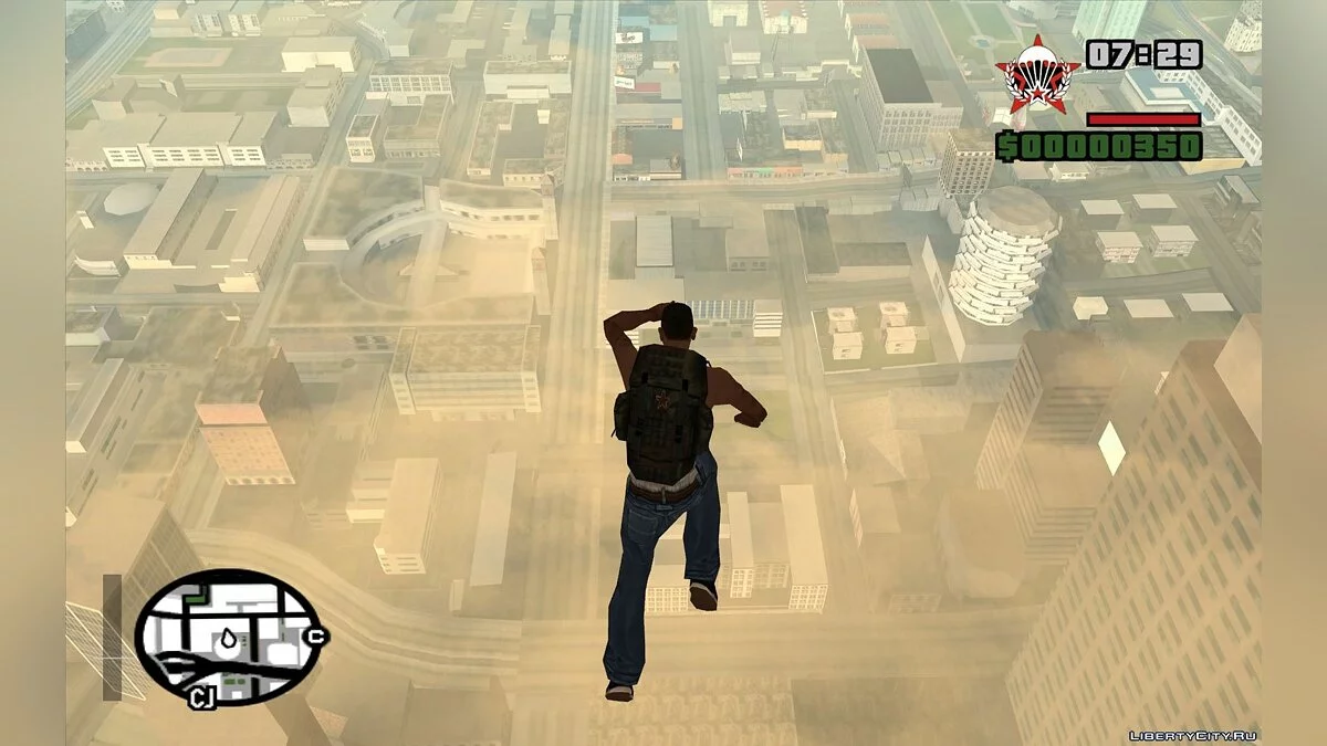Paraquedas do CR DEMO / GTA San Andreas