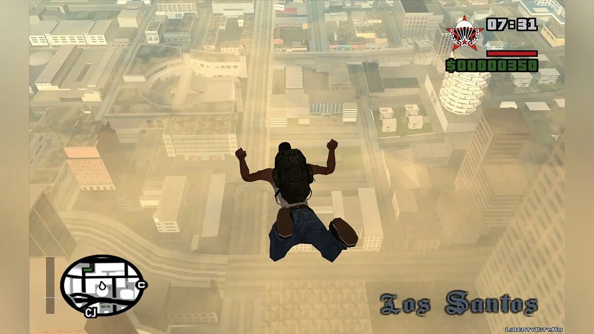 Paraquedas do CR DEMO / GTA San Andreas