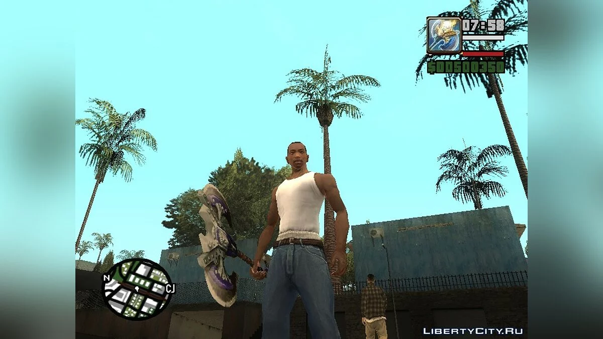 Hacha de World of Warcraft / GTA San Andreas