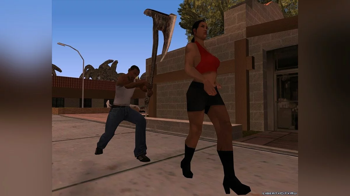 Waster axes from Dead Space 3 / GTA San Andreas