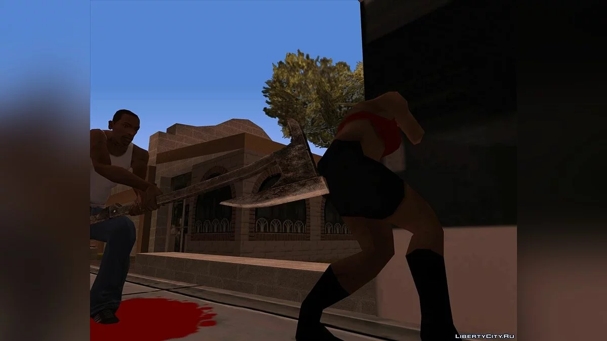 Waster axes from Dead Space 3 / GTA San Andreas