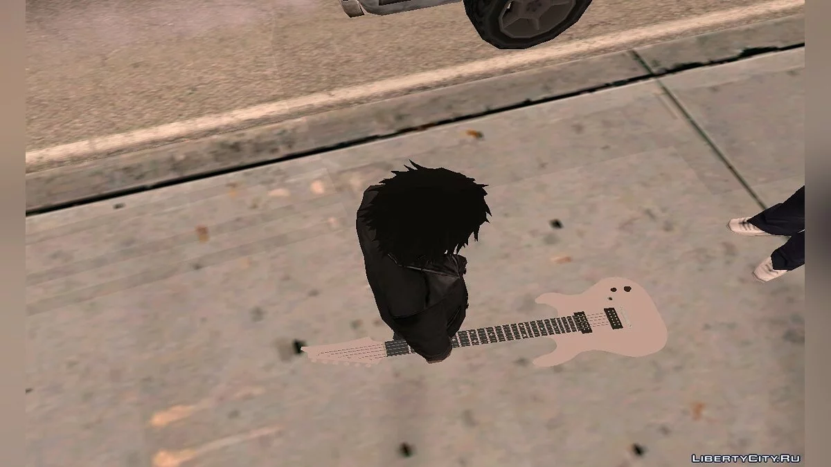 Guitarra eléctrica blanca de V. Tsoi / GTA San Andreas