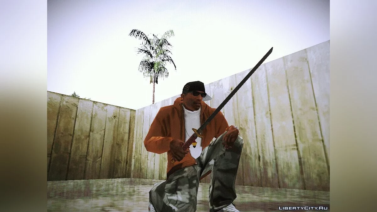Katana Golden Ninjato من CS: Source / جي تي إيه سان أندرياس