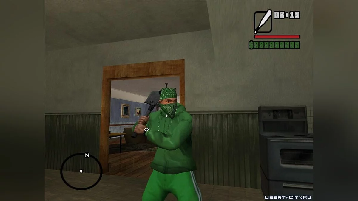 Саперна лопатка з Warface / GTA San Andreas