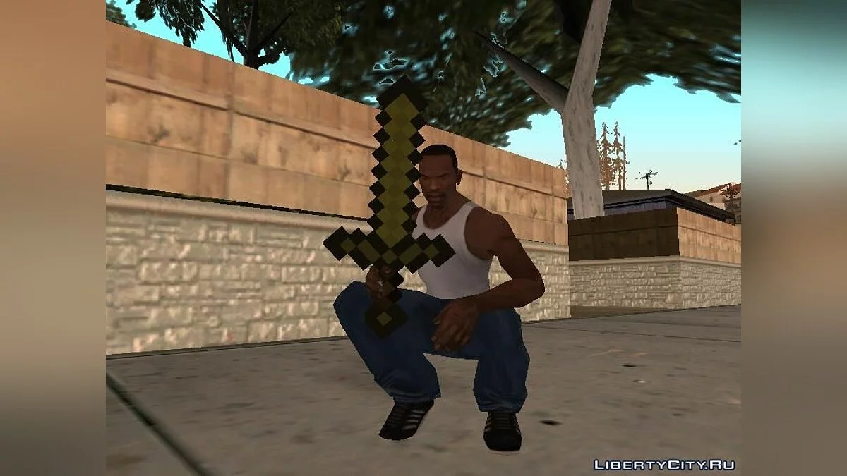 السيوف من Minecraft / جي تي إيه سان أندرياس