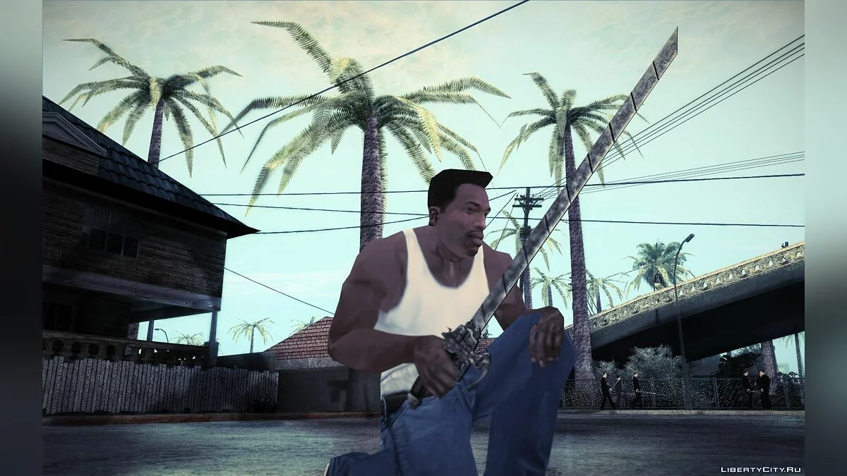 Shingeki no Kyojin меч / GTA San Andreas