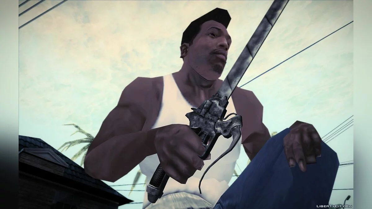 Shingeki no Kyojin меч / GTA San Andreas