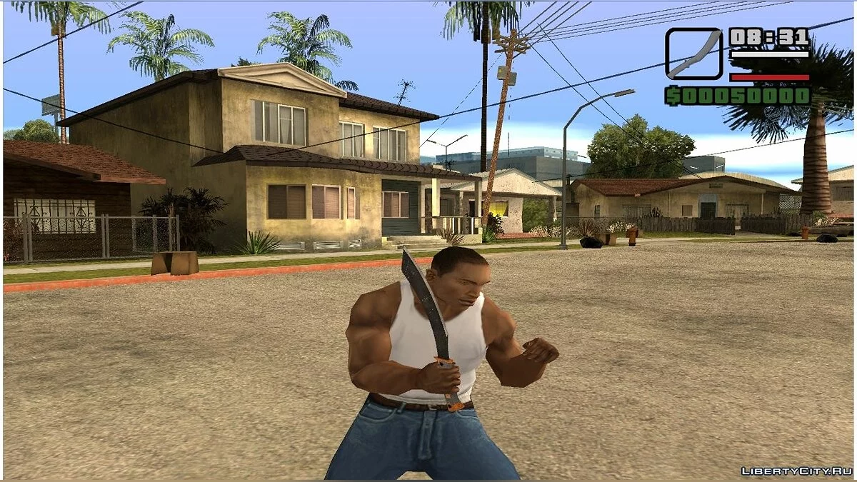 Cuchillo Parang de la marca GERBER / GTA San Andreas