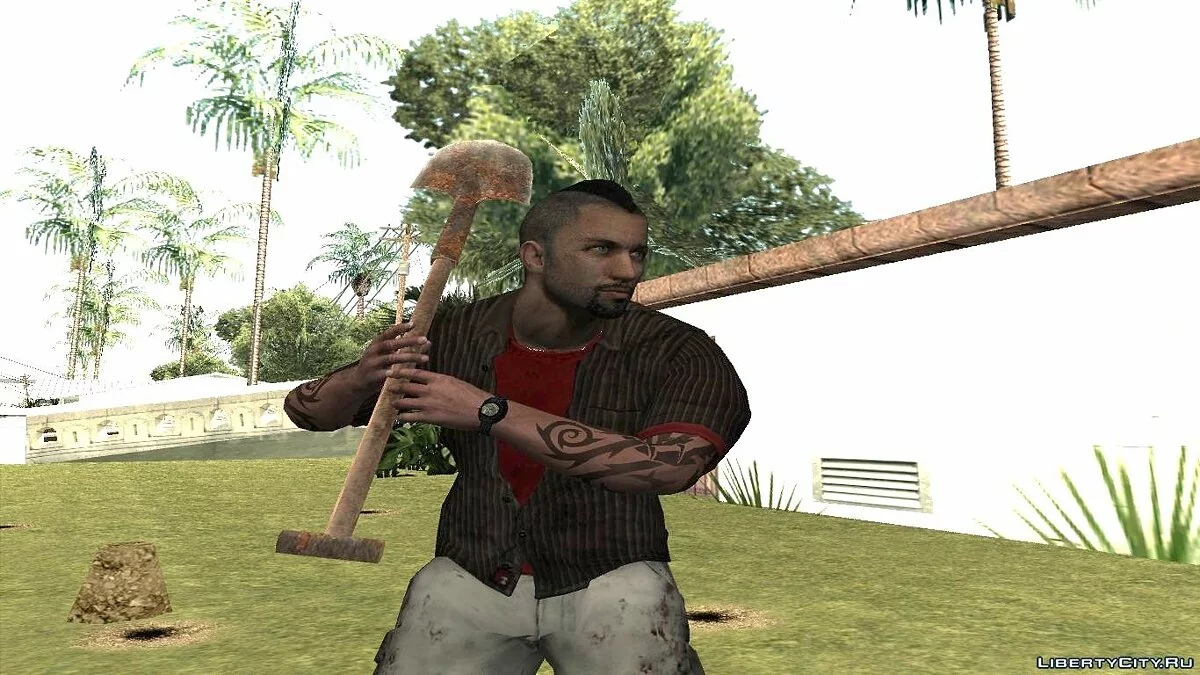 Schaufel aus Resident Evil 5 / GTA San Andreas