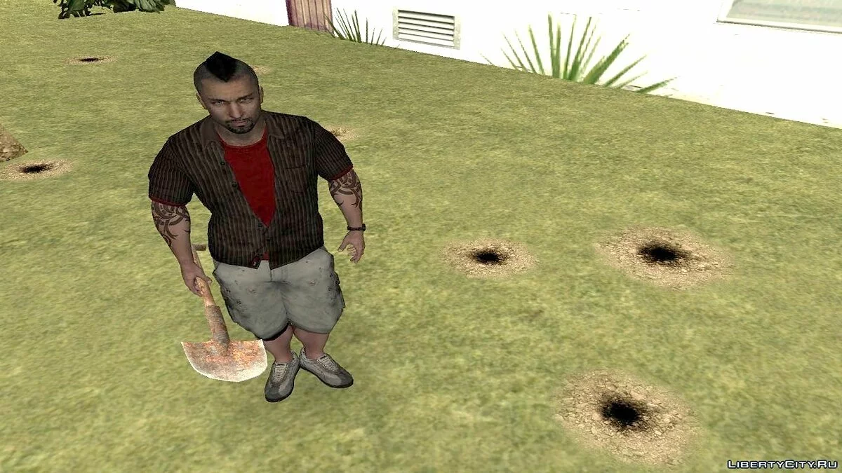 Schaufel aus Resident Evil 5 / GTA San Andreas