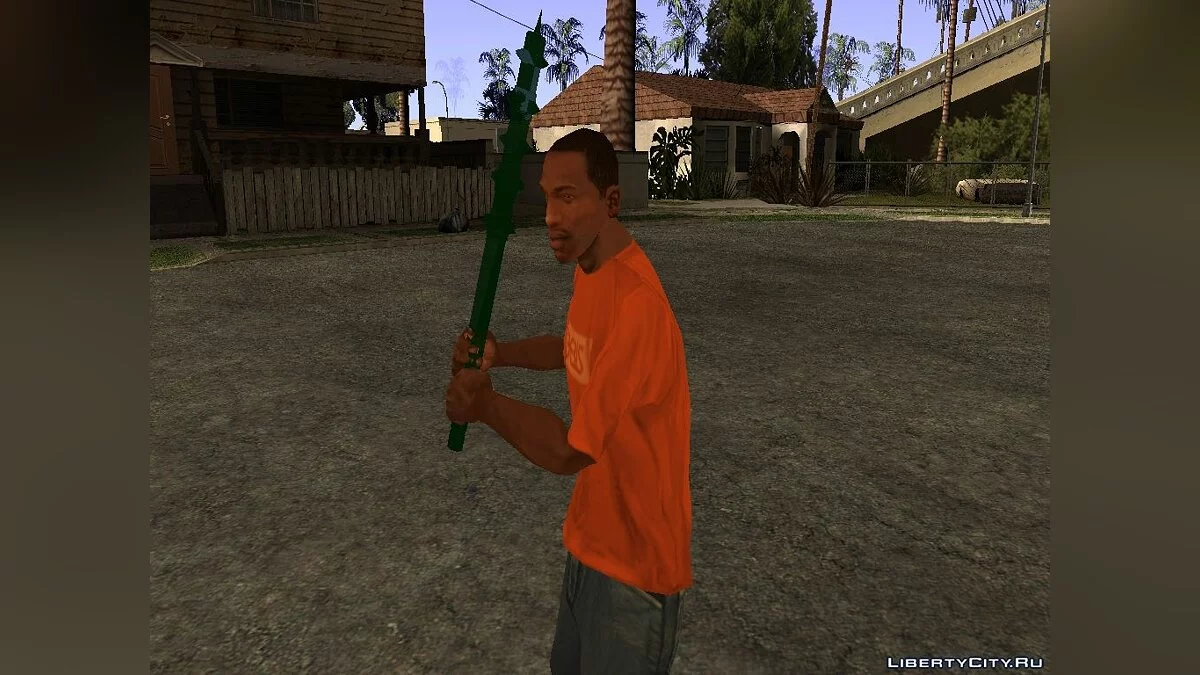 GreenLantern Spiked Bat (Injustice Gods Among Us) / GTA San Andreas
