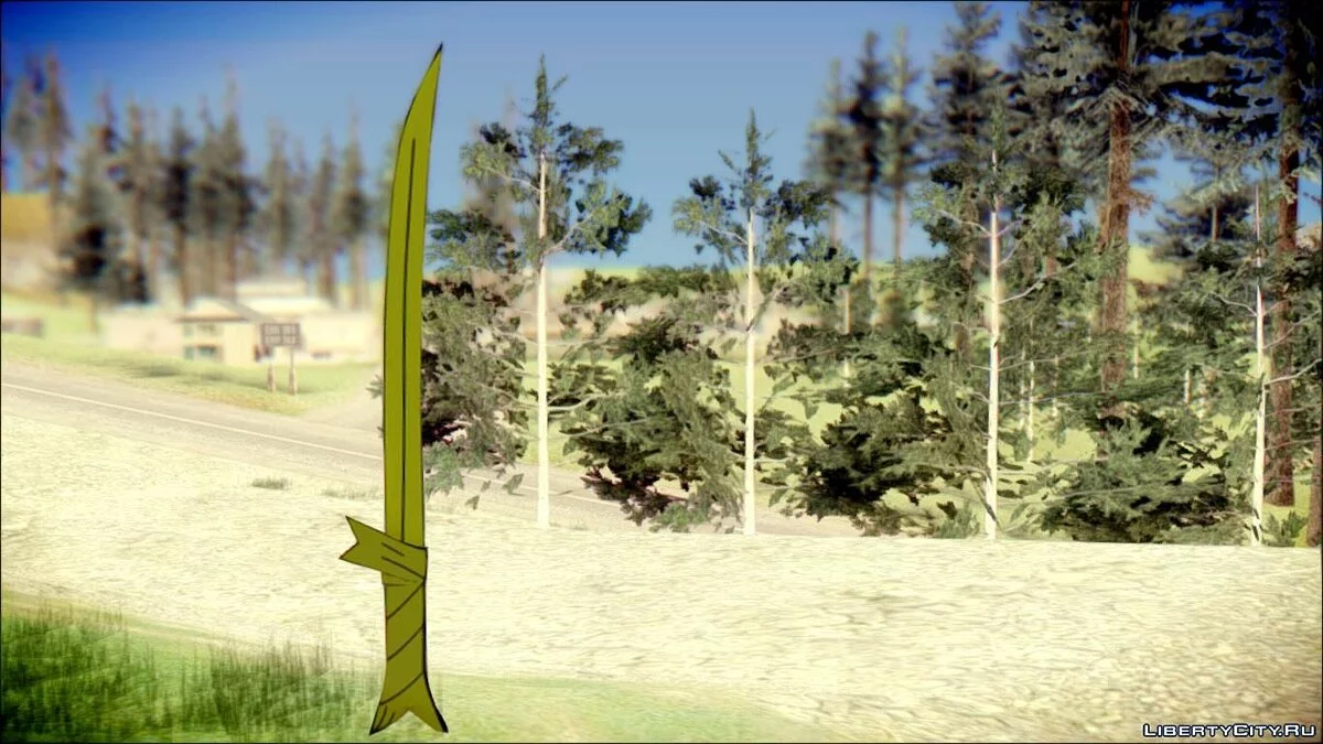 Espada de Hierba de Hora de Aventura / GTA San Andreas