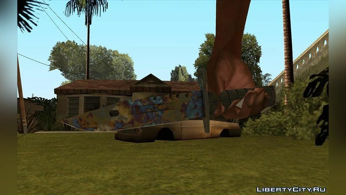 Couteau de CS:GO M9 Bayonet | Case Hardened / GTA San Andreas