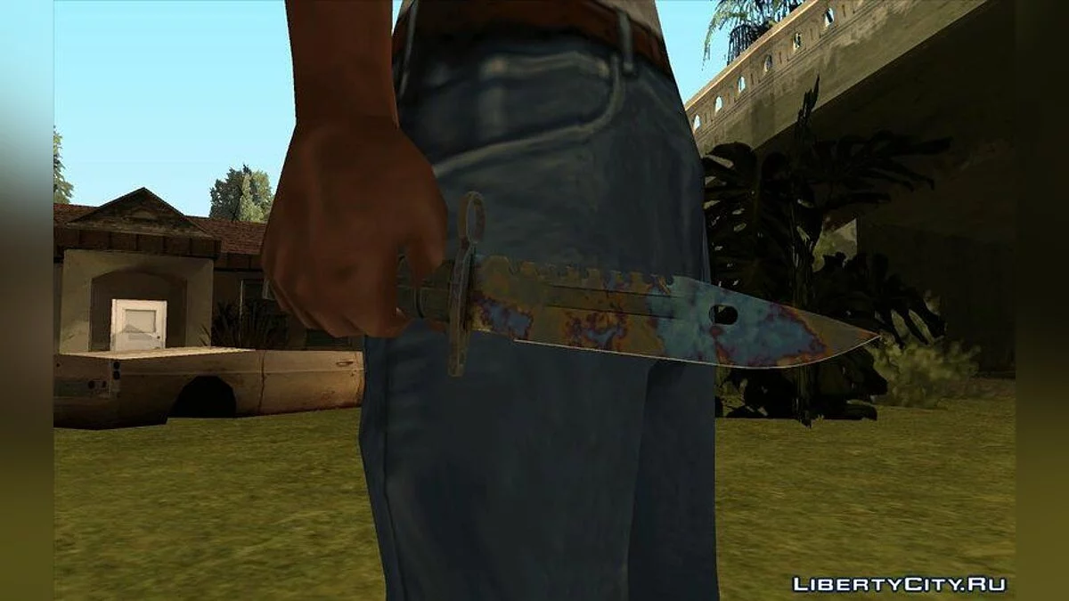 Couteau de CS:GO M9 Bayonet | Case Hardened / GTA San Andreas