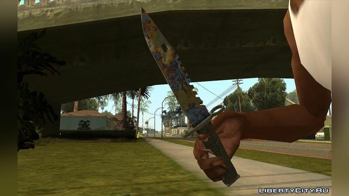 Couteau de CS:GO M9 Bayonet | Case Hardened / GTA San Andreas