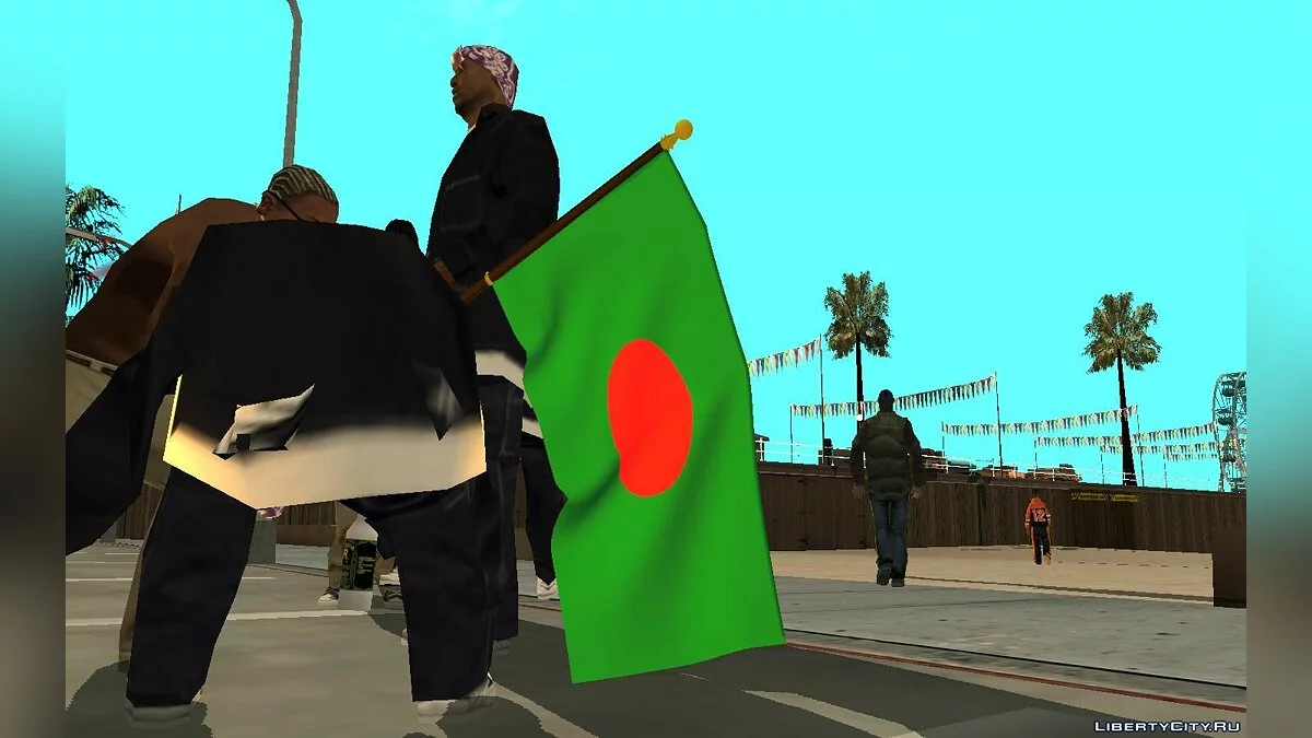 Flagge von Bangladesch / GTA San Andreas