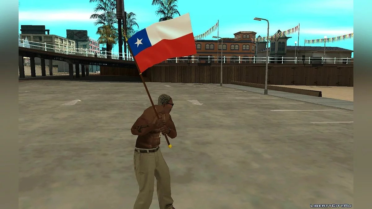 Flagge von Chile / GTA San Andreas