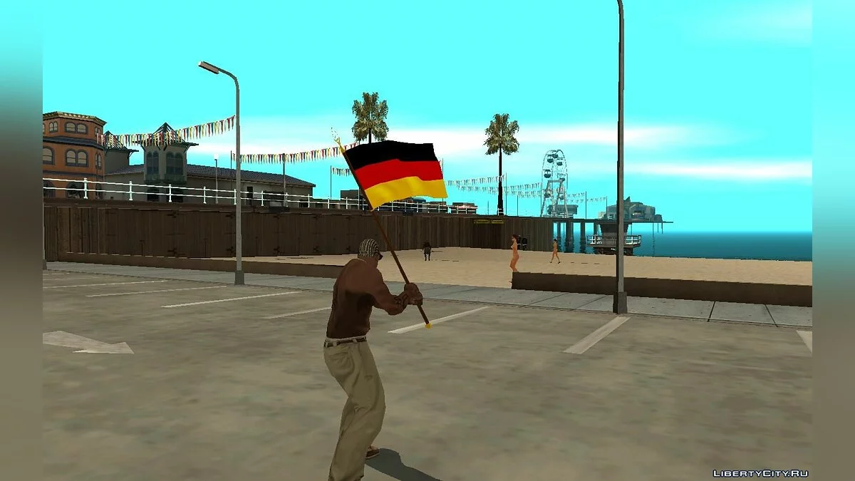 Flagge Deutschlands / GTA San Andreas