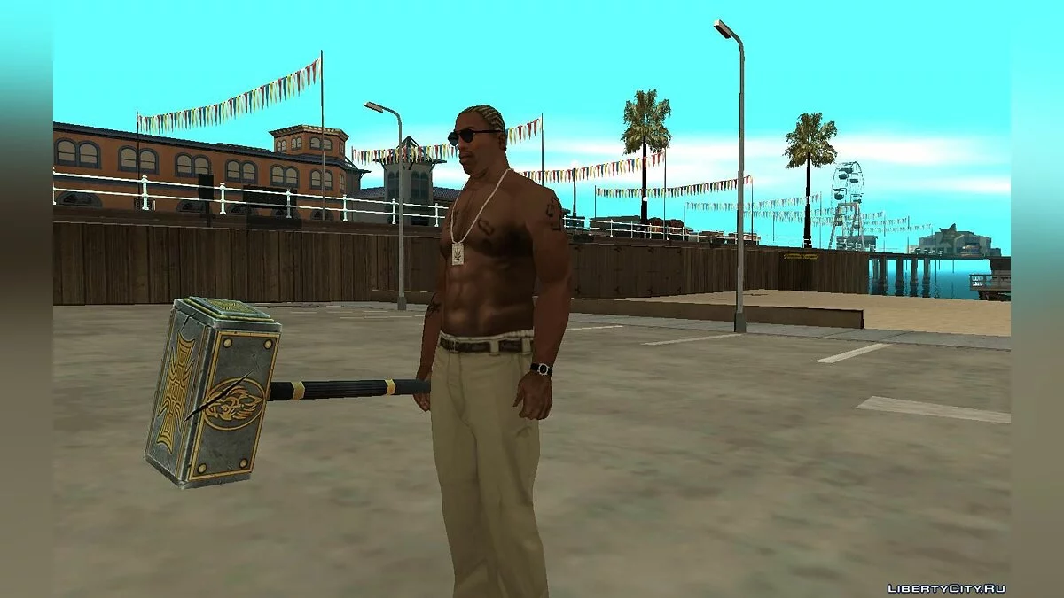 Молоток Triple-H з WWE Immortals / GTA San Andreas