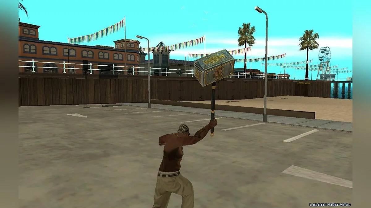 Молоток Triple-H з WWE Immortals / GTA San Andreas
