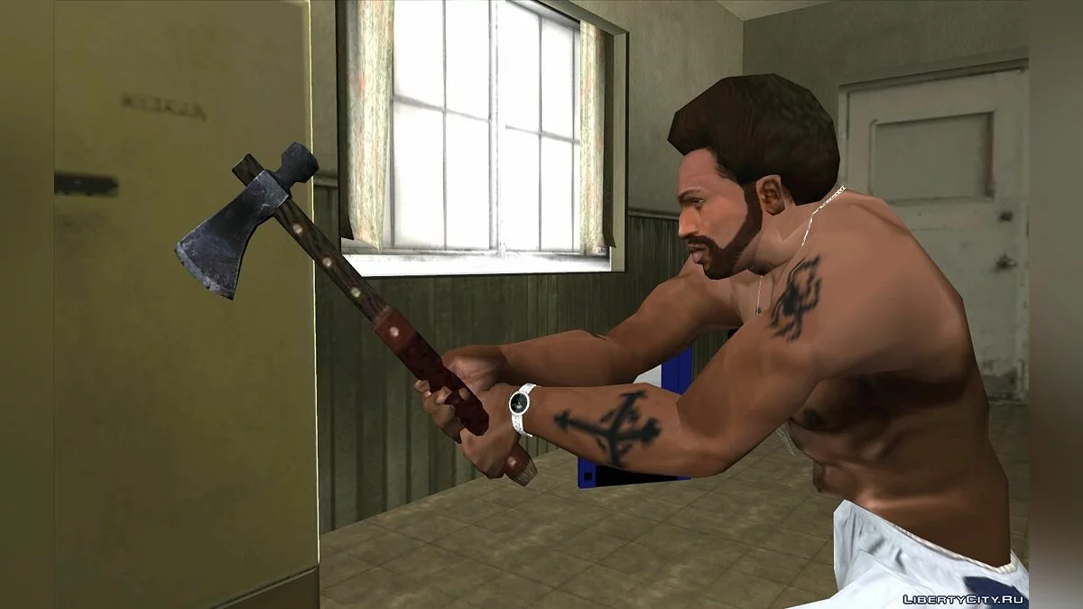 Томагавк из игры Silent Hill Downpour / GTA San Andreas