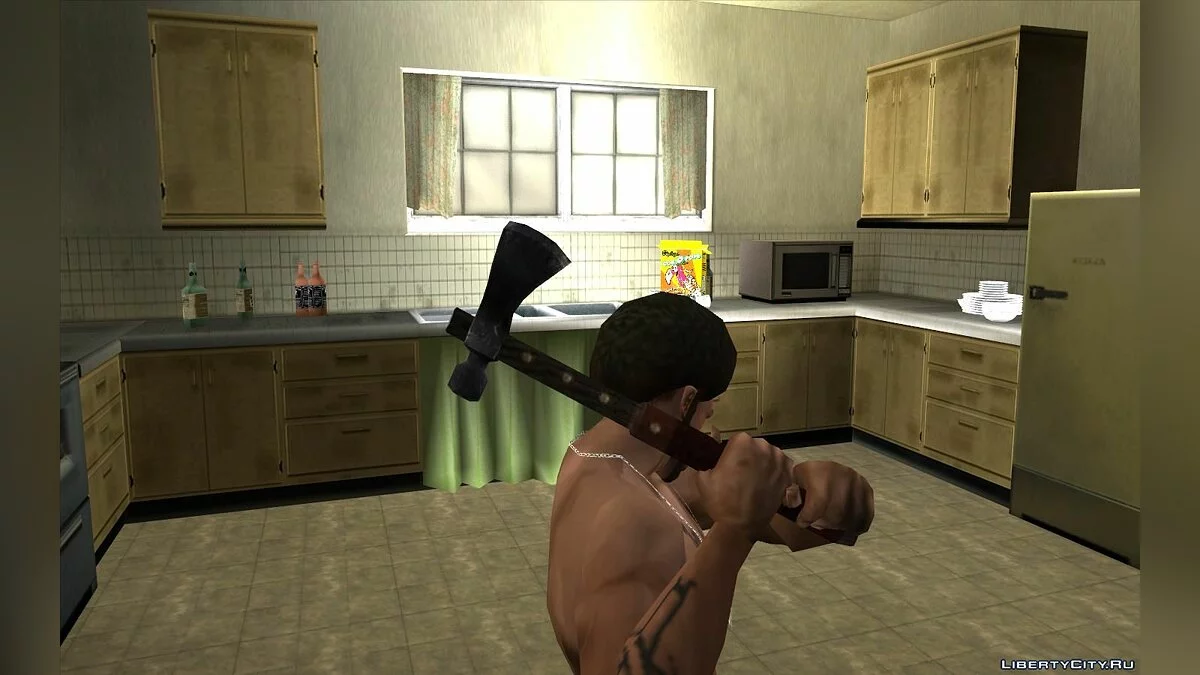 Томагавк из игры Silent Hill Downpour / GTA San Andreas