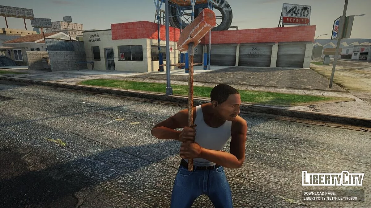 Hammer from RE4 Remake / GTA San Andreas