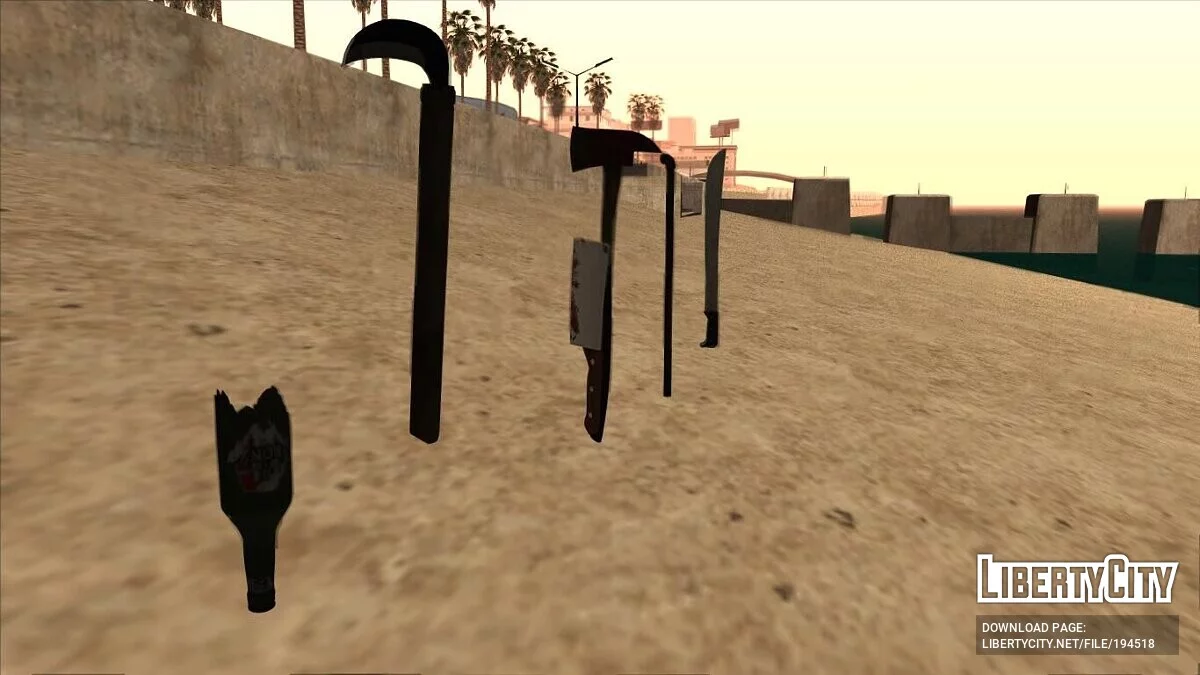 Neues Kaltwaffenpaket / GTA San Andreas