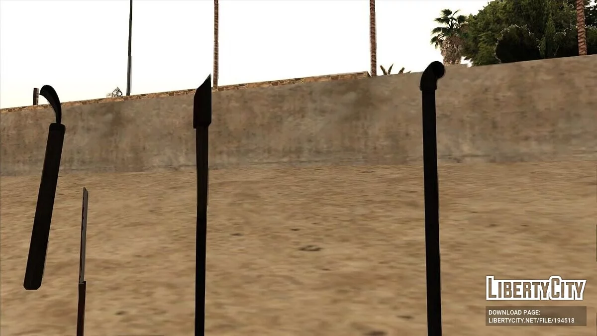 Neues Kaltwaffenpaket / GTA San Andreas
