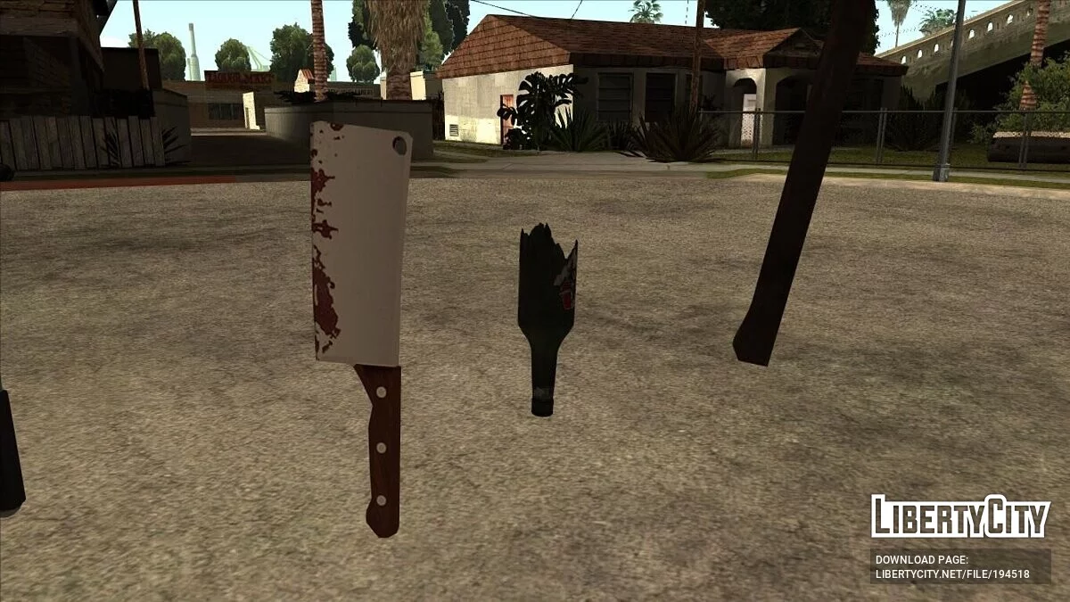 Neues Kaltwaffenpaket / GTA San Andreas