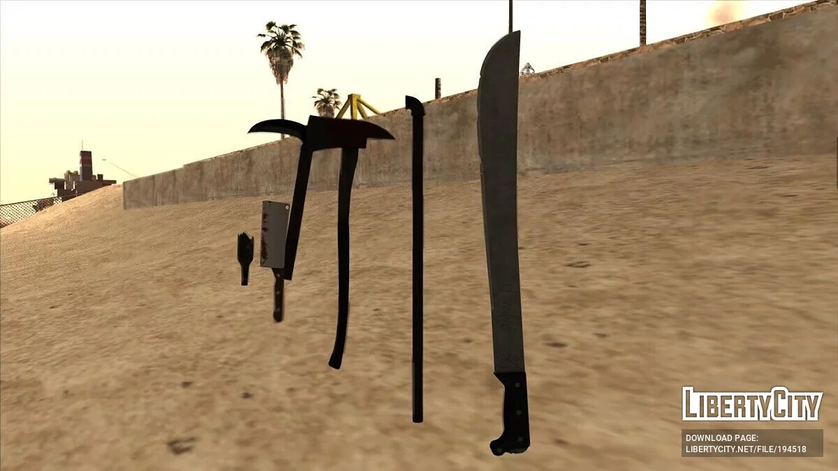 Neues Kaltwaffenpaket / GTA San Andreas