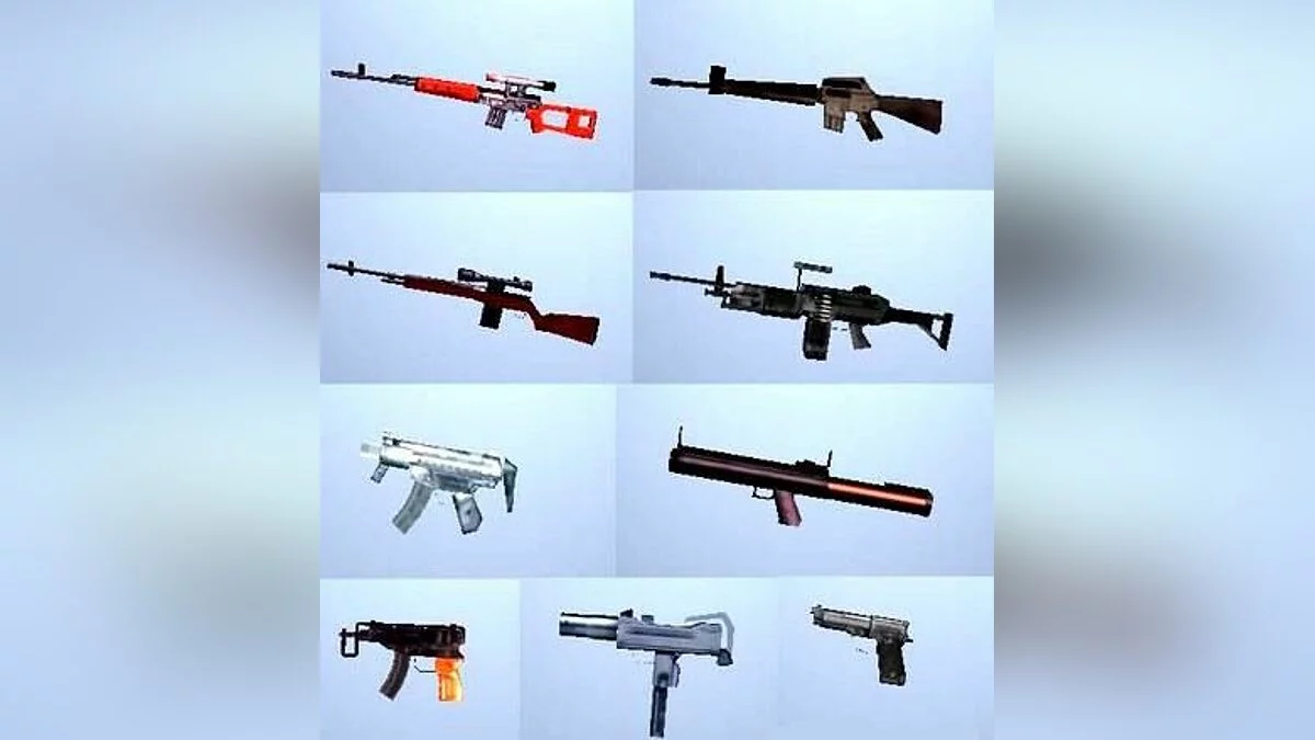 Armas de GTA VCS / GTA San Andreas