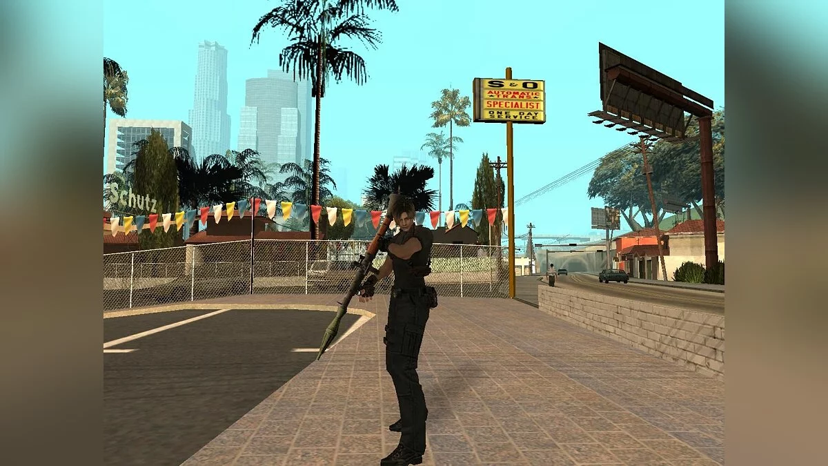 RE 4 Weapons / GTA San Andreas