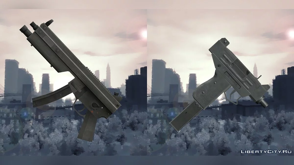 Paquete de armas de GTA 4 en GTA San Andreas / GTA San Andreas
