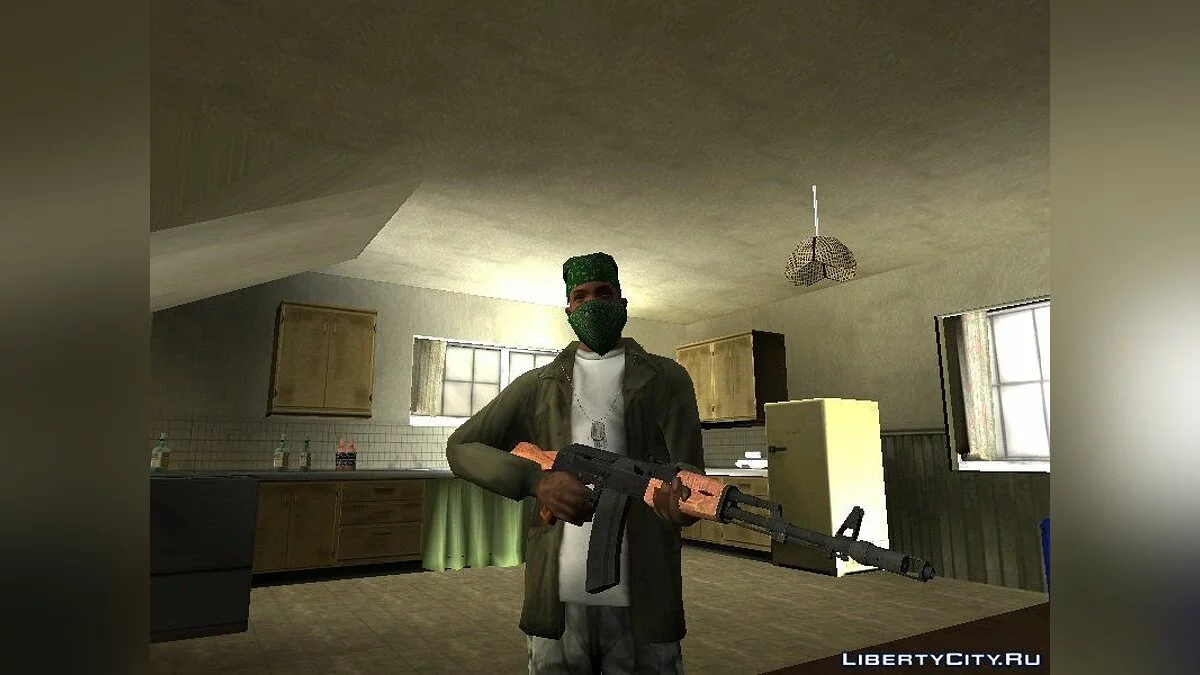 Waffenpaket aus Rezident Evil 5 / GTA San Andreas