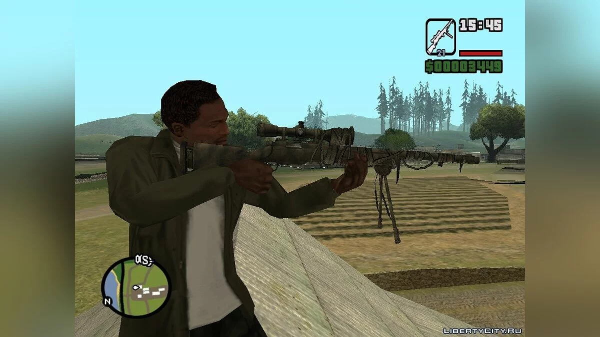 Waffenpaket des US-Teams aus Battlefield 2 / GTA San Andreas