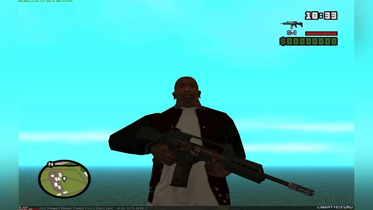 Paket senjata Halloween dari WarFace + (bonus) / GTA San Andreas