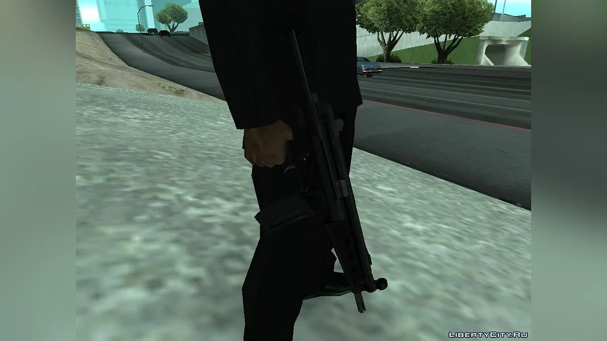 Pack of weapons of the EU team from Battlefield 2 / GTA San Andreas