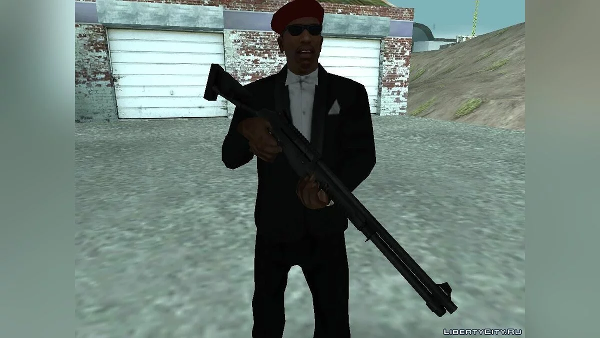 Pack of weapons of the EU team from Battlefield 2 / GTA San Andreas