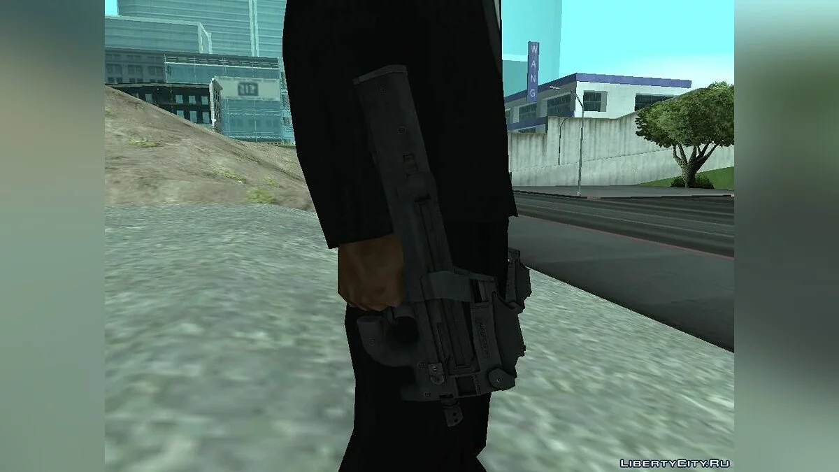 Pack of weapons of the EU team from Battlefield 2 / GTA San Andreas
