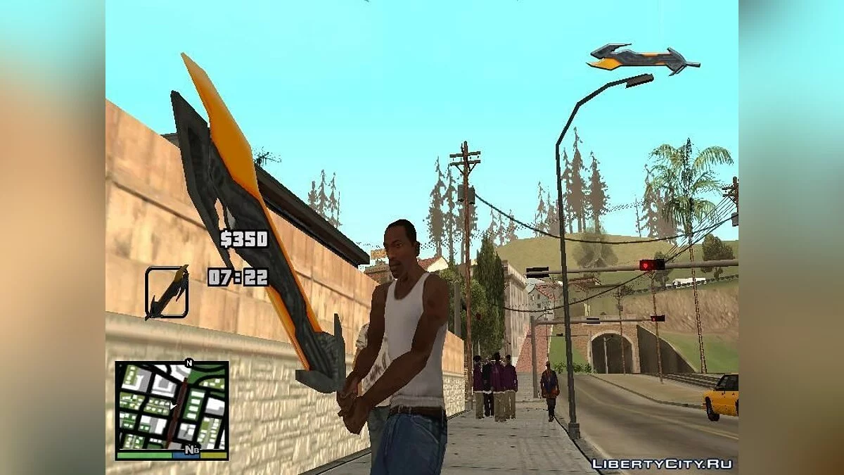 Épée et Jetpack d'Optimus Prime / GTA San Andreas