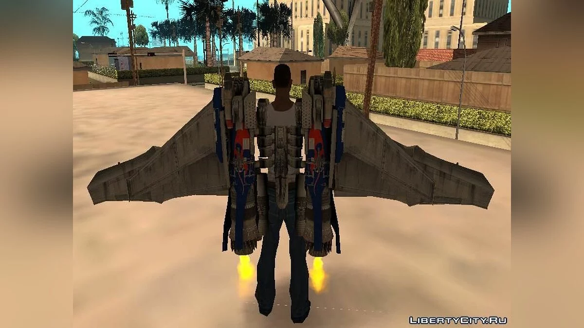 Épée et Jetpack d'Optimus Prime / GTA San Andreas