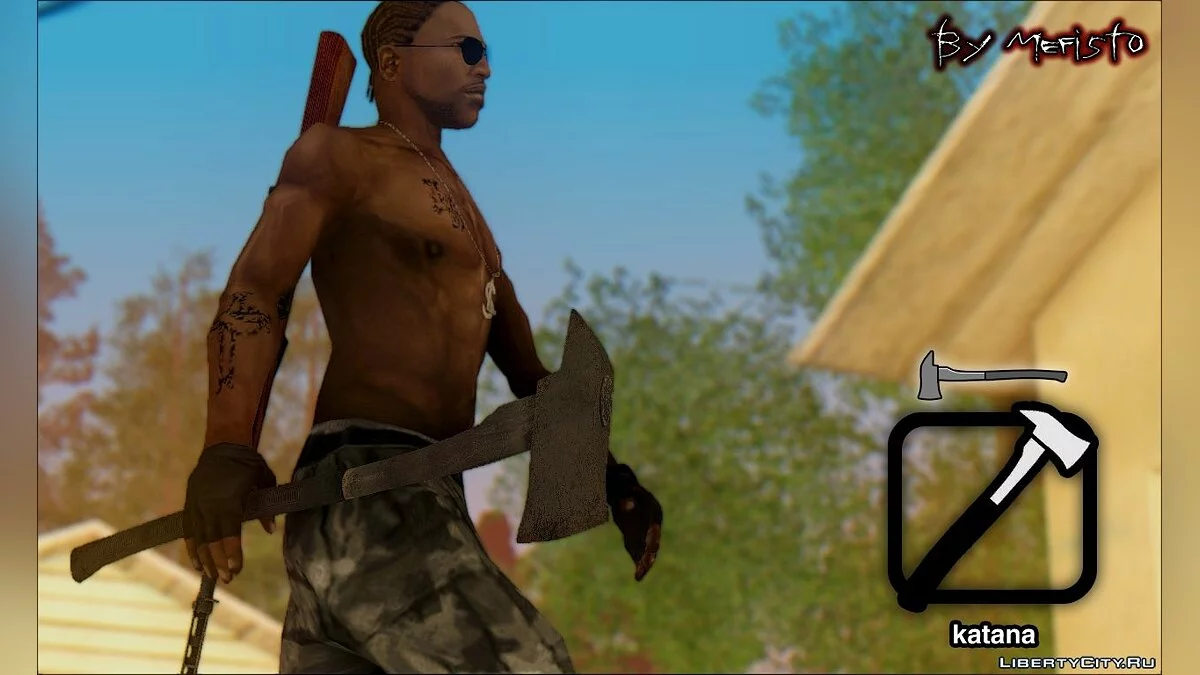 Paket Senjata Dingin dari DayZ Standalone / GTA San Andreas