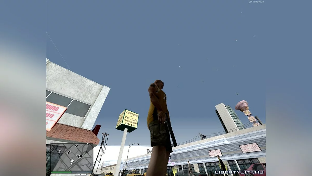 Pistols and submachine guns from GTA IV in GTA San Andreas / GTA San Andreas