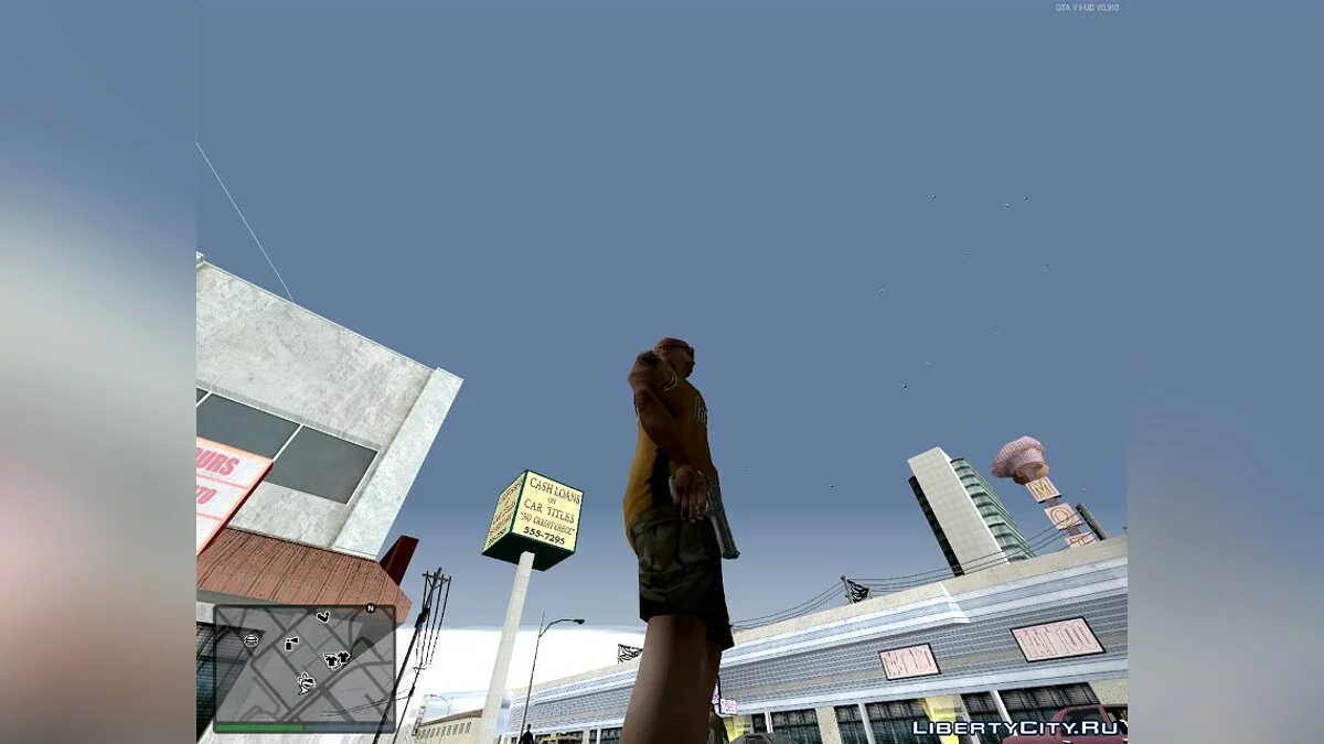 Pistols and submachine guns from GTA IV in GTA San Andreas / GTA San Andreas