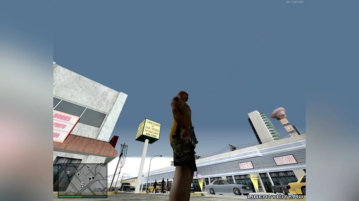 Pistols and submachine guns from GTA IV in GTA San Andreas / GTA San Andreas